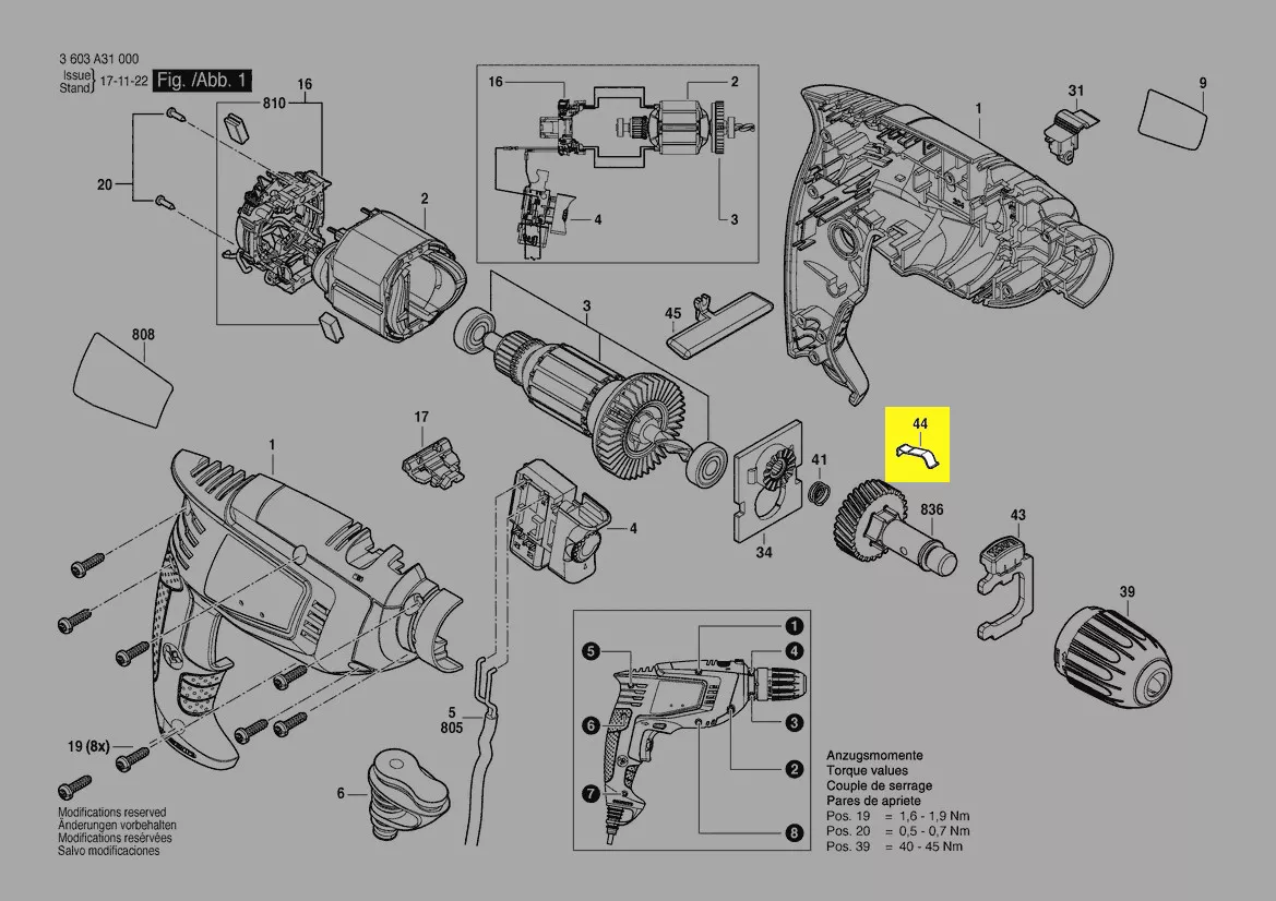 Ressort lame réf. 2 609 003 176 BOSCH